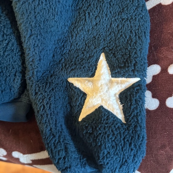 SO Goods For Life Women's Navy Star Puffer Jacket sz M Like NEW - Picture 4 of 10